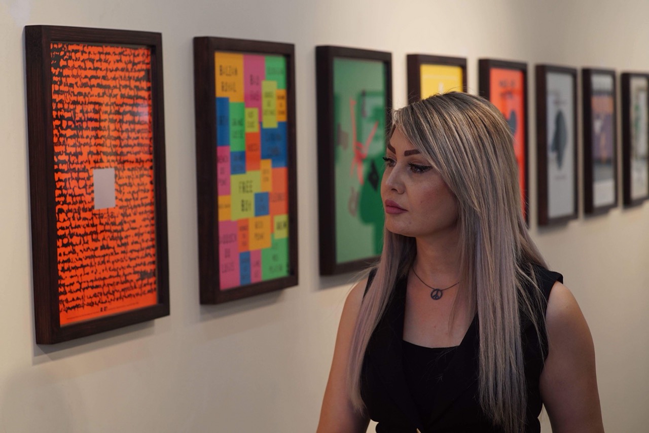 مدينة السليمانية تحتضن اول معرض للفن المعاصر – تصوير: ابراهيم فتاح